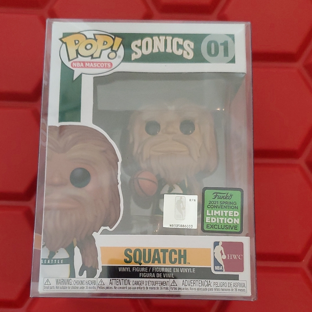 Sonics Squatch #1 Funko Pop